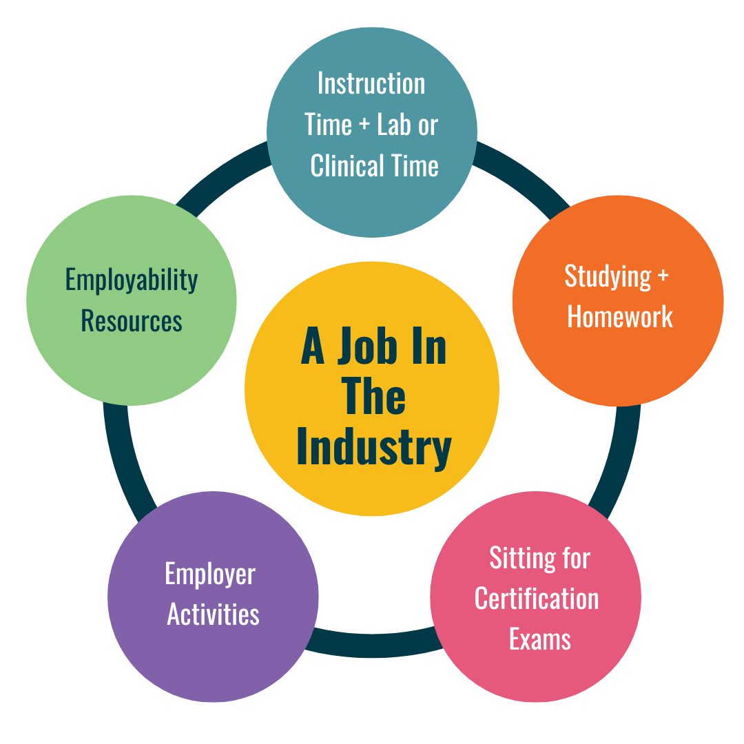 Job Education Map Diagram